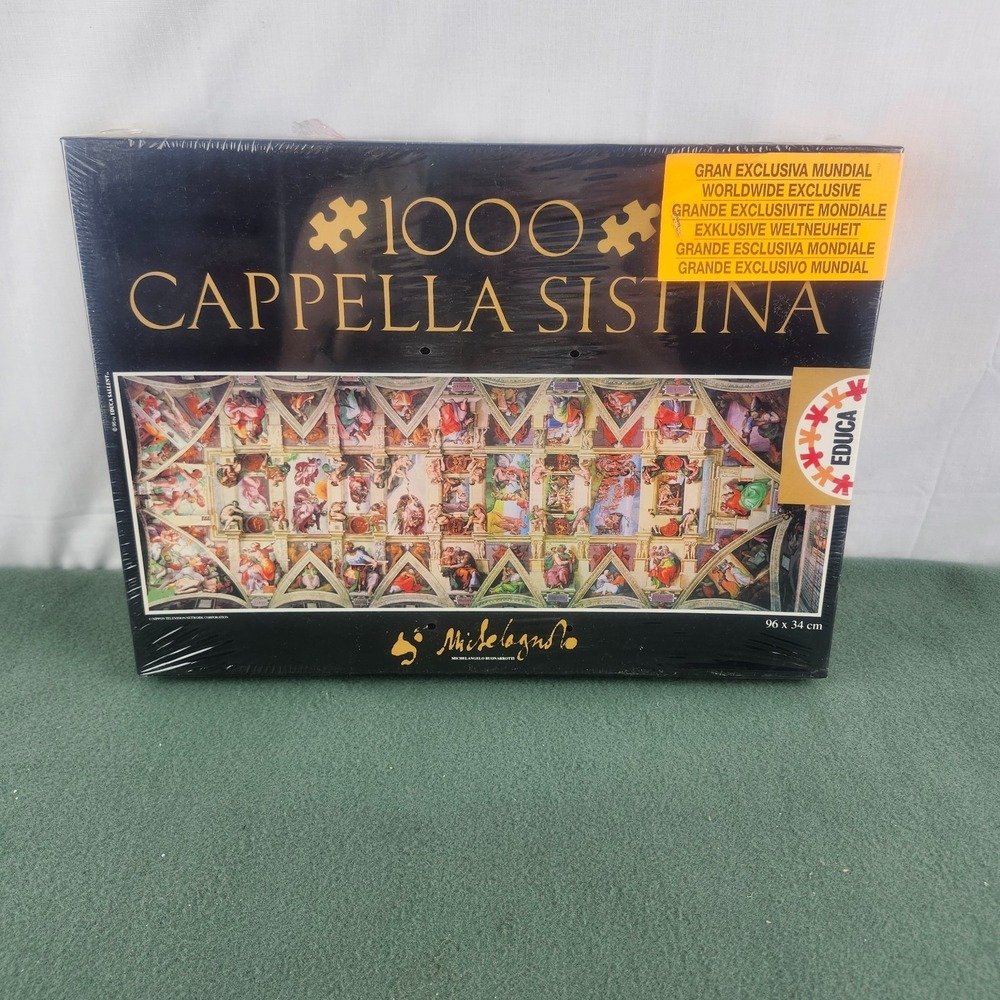 Cappella Sistina (Sistine Chapel) 1000 Piece Puzzle Educa Exclusive New & Sealed
